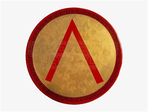 Download Transparent Wooden Gold Greek Lambda Shield - Ancient Greece ...