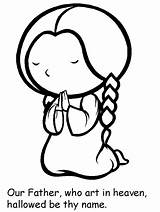 Lords Prayer Bible Coloring Pages & coloring Book sketch template