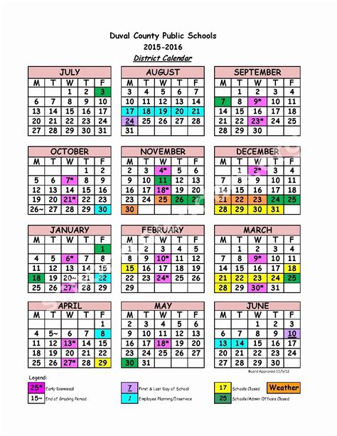 Impressive School Calendar Williamson County Tn | School calendar, Duval county, Homeschool calendar