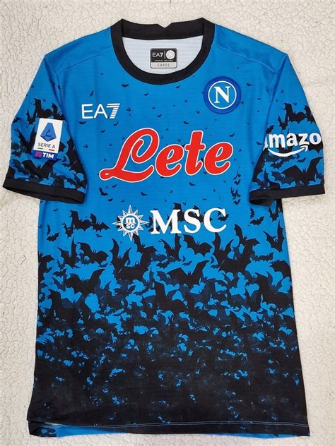 Kvaratskhelia's Napoli Signed Match Shirt, 2022/23 Halloween Limited Edition - CharityStars