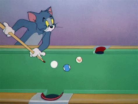 Tom And Jerry Cartoon Cue Ball Cat GIF - TomAndJerry Tom Pool GIFs | Tom and jerry cartoon, Tom ...