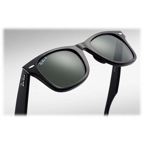 Ray-Ban - RB2140 901/58 - Original Wayfarer Classic - Black - Polarized ...