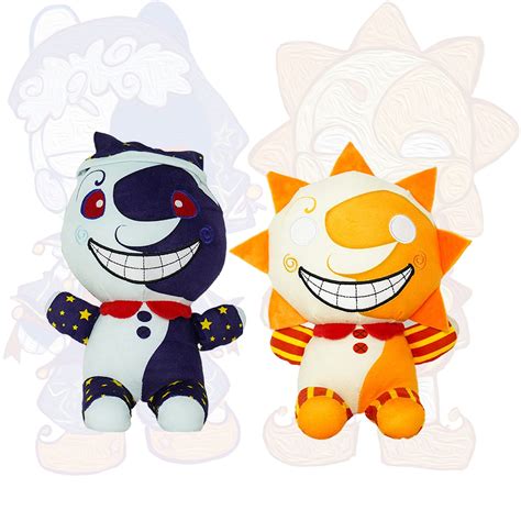 Buy MANDOU FNAF Security Breach Plushies Sun and Moon Plush 9.8 FNAF Clown Plush Security Breach ...