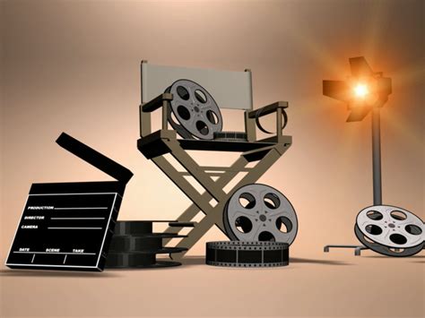 Film Set Equipment Backgrounds | Movie & TV Templates | Free PPT Grounds