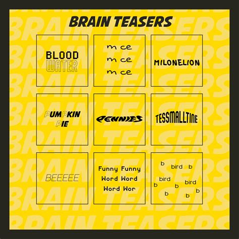 printable brain games – PrintableTemplates