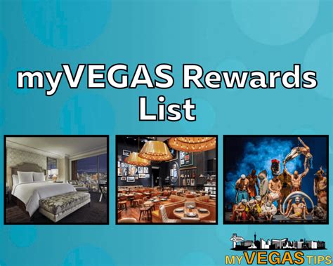 myVEGAS Rewards List | MLife Rewards (Fall 2021 Update)