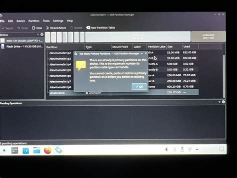 KDE Partition Manager - Too Many Primary Partitions : r/SteamDeck