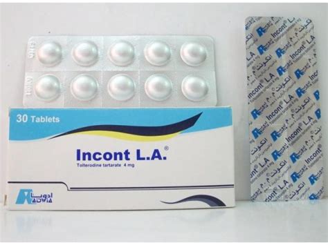 incont l.a for the treatment of overactive bladder with symptoms of urge urinary incontinence ...