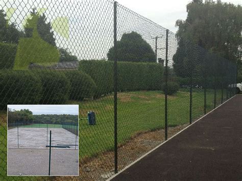 Astley Village Park Tennis Surround Fencing - Fitness Sports