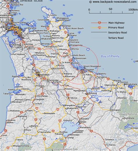 Where is Matakana Island? Map - New Zealand Maps