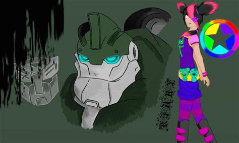 Miko And Bulkhead wallpaper by DreamDrifter1997 on deviantART