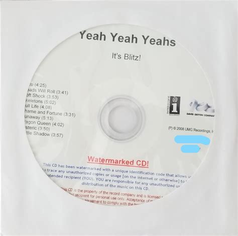 Yeah Yeah Yeahs – It's Blitz! (2009, CDr) - Discogs