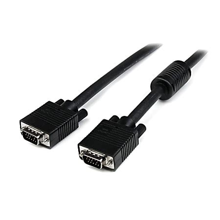 StarTech.com 10ft Coax High Res Monitor VGA Cable HD15 MM Connect your ...