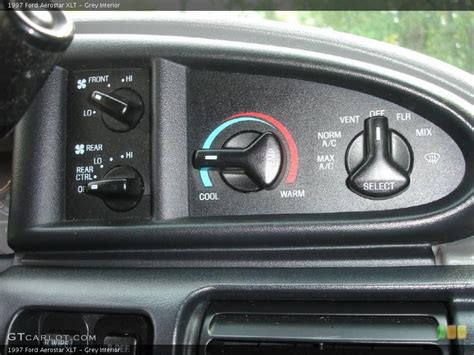 Grey Interior Controls for the 1997 Ford Aerostar XLT #1897044 | GTCarLot.com