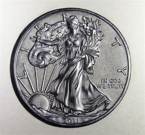 American Silver Eagle Coin drawing by DMartIT on DeviantArt