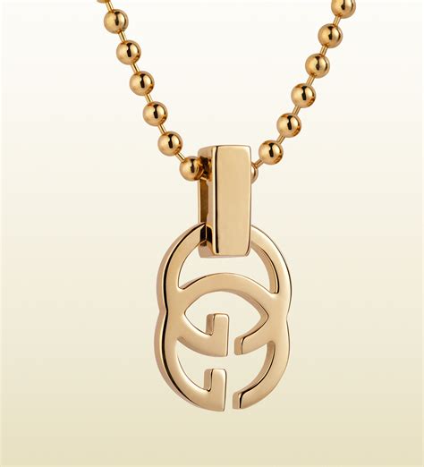 Gucci Gold Running G Necklace in Metallic - Lyst