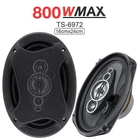 2pcs Auto Car bass Speaker 800W Car Coaxial speaker Audio Music Stereo ...