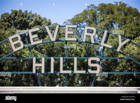 The Beverly Hills sign Stock Photo - Alamy