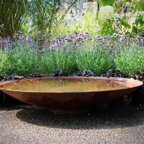 Adezz Corten Steel Water Bowl- Water Feature | Water features in the garden, Garden inspiration ...