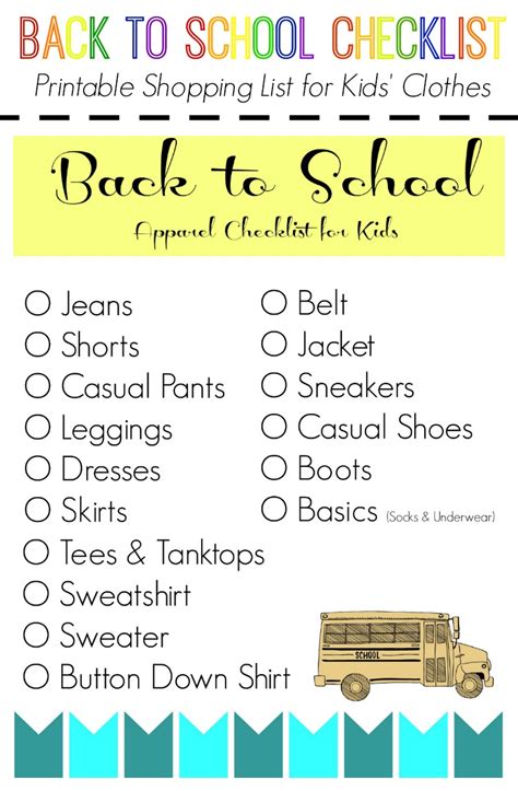 Back to School Shopping for Kids - The Chirping Moms