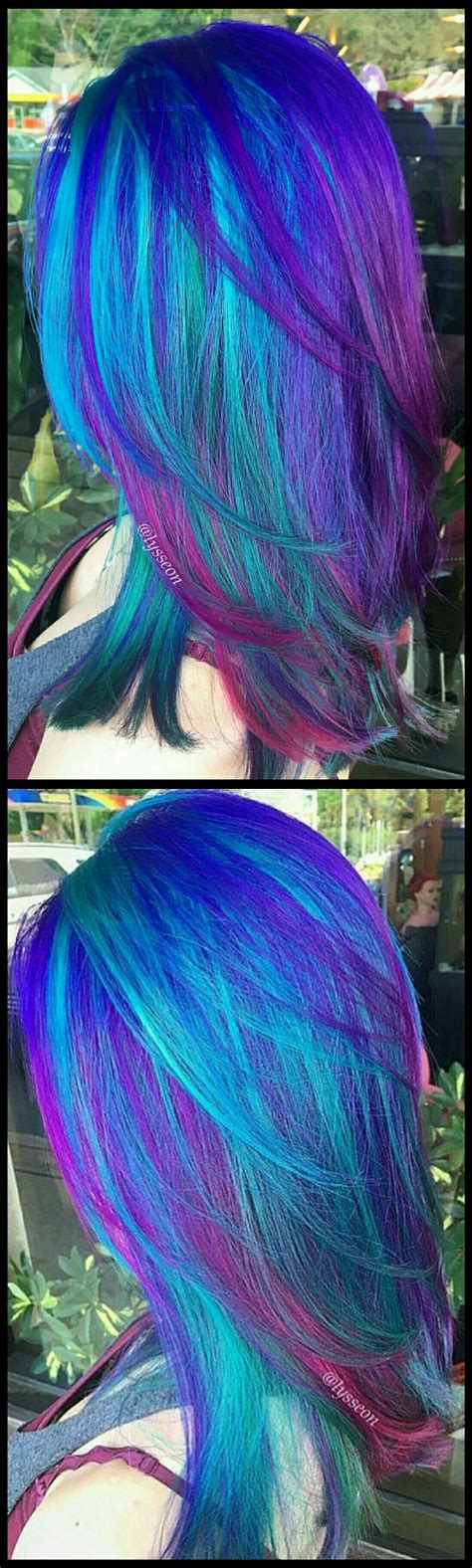 Electric blue purple dyed hair by @lysseon | Hair | Pinterest | Dye ...