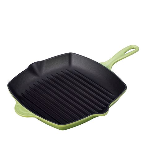 Le Creuset 10.25" Square Cast Iron Skillet Grill | Le creuset grill pan, Grill pan, Creuset