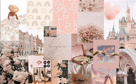 Amazing Pink Aesthetic Desktop Aesthetic Macbook Wallpaper Collage Download