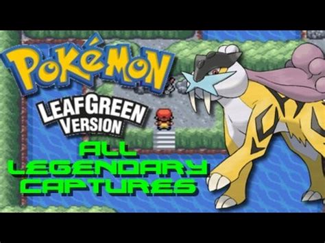 Pokemon Leaf Green: ALL Legendary Pokemon Locations!!! - YouTube