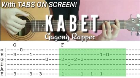 TABS - Kabet Fingerstyle Guitar Cover | Gagong Rapper | Abz Collado - YouTube