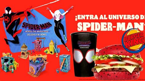 ¡Nueva! PROMO🕸🕷Burger King Spiderman Across The Spider-Verse/6 Juguetes ...