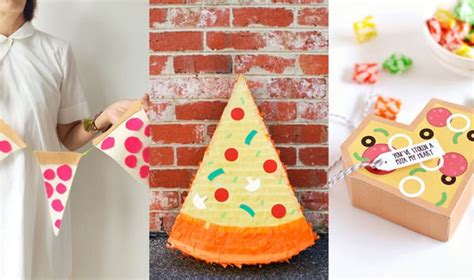 Deliciously Awesome DIY Pizza Party Decorations