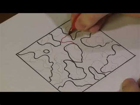 How to Draw Camouflage Patterns - YouTube