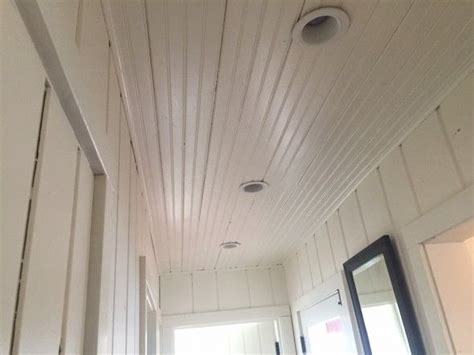 White beadboard celing and shiplap walls | Beadboard ceiling, Drop ...