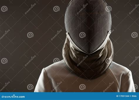 Fencing mask stock photo. Image of uniform, warrior, space - 17051344