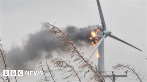 Crews called out to wind turbine fire in Aberdeenshire