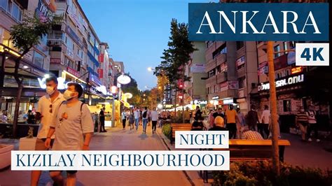 ANKARA Kızılay |Night Walking Tour In The Beating Heart Of The City ...