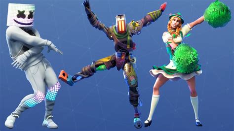 Fortnite All Dances Season 1-7 Updated to Slick - YouTube