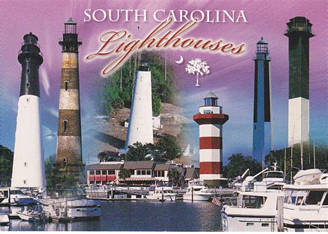 Lighthouses on Post Cards: South Carolina Lighthouses, U. S. A