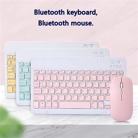 Generic Pink Keyboard And Mouse 3.0 For Ipad Air Portable Wireless ...