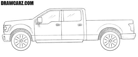 How to Draw a Ford Truck