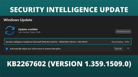 Security Intelligence Update for Microsoft Defender Antivirus ...