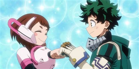 My Hero Academia Teases Deku and Uraraka Romance with Promotional Art