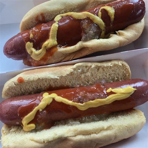 7-Eleven hot dogs with mustard, chopped onions, and Cholula sauce : r/hot_dog