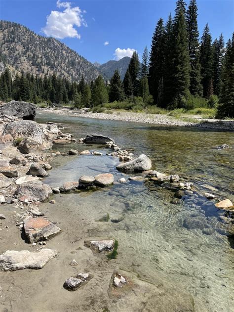 Camping and Soaking near Lowman Idaho at the HotSprings : r ...