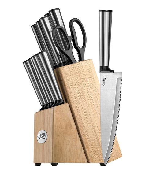 Loving this Ginsu Ginsu Koden Series 14-Piece Knife Set on #zulily! #zulilyfinds Knife Block Set ...