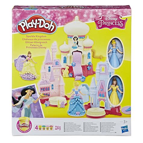 Pack Play-Doh Disney Princesses avec 4 pots et figurines Princesses | Pearl.fr