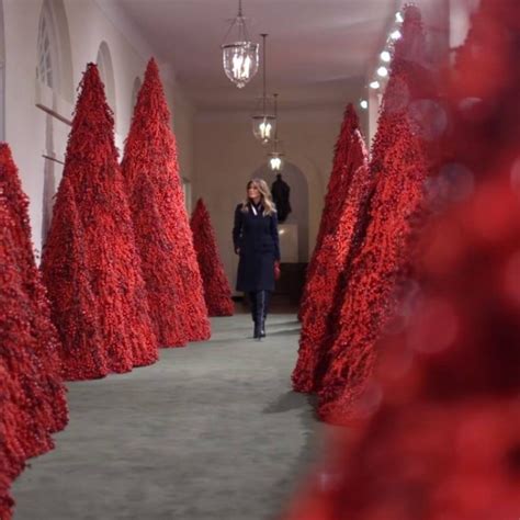 Here’s why some people find Melania Trump’s blood-red Christmas trees ...