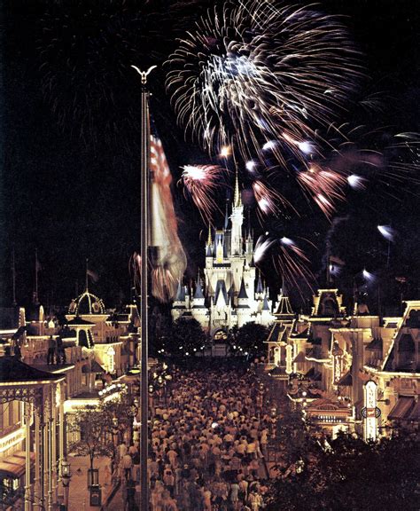 Main Street USA fireworks at the Magic Kingdom, 1975 | Flickr - Photo Sharing!