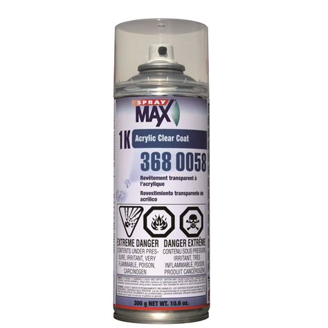 SprayMax 1K Acrylic Clearcoat 3680058