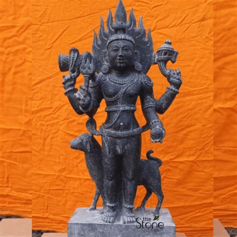 Kaal Bhairav Murti 2ft: Buy Best Hindu Gods - The Stone Studio